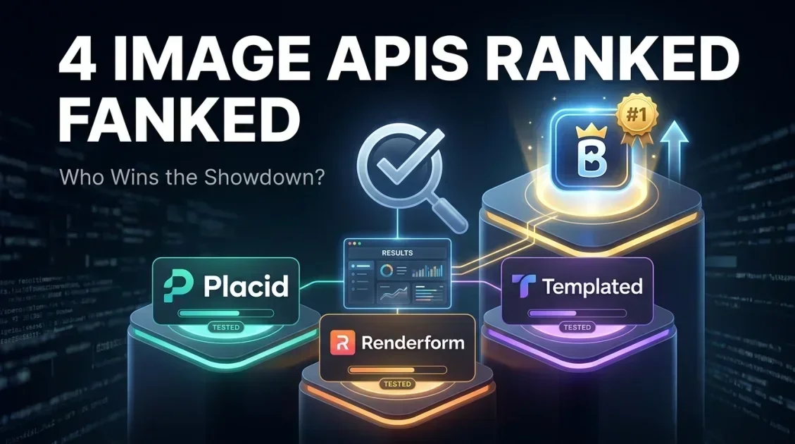 Bannerbear vs Placid, Renderform and Templated (2026 Comparison)
