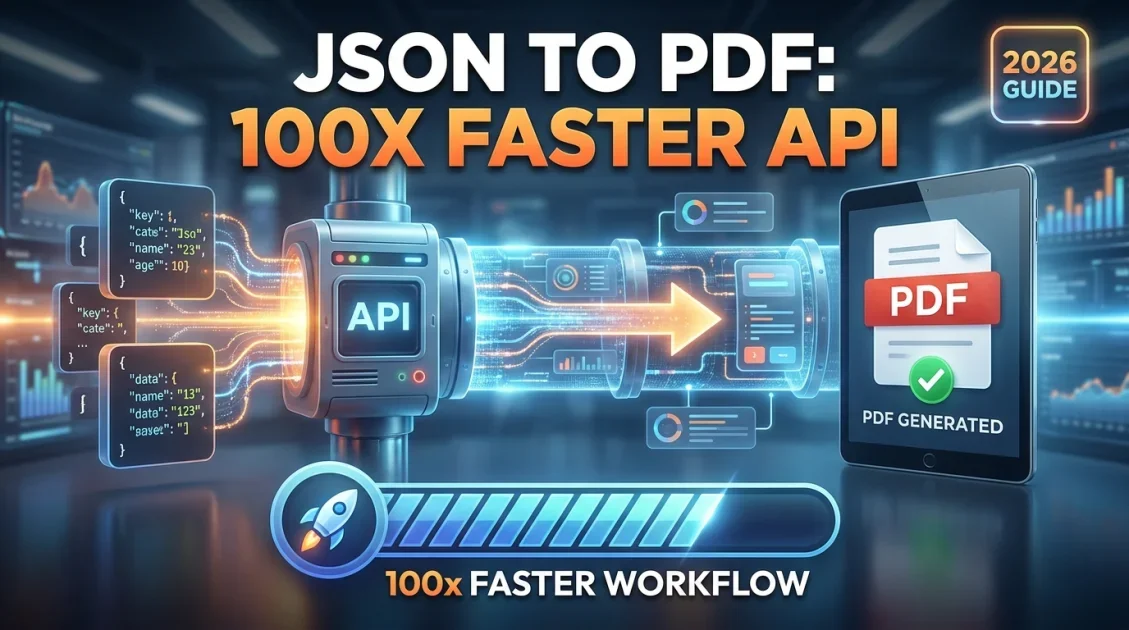 How to Generate PDFs from JSON Data (2026 Guide)