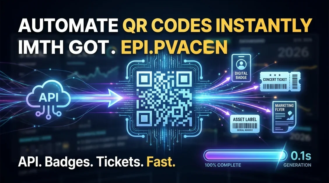 How to Generate QR Codes via API (2026 Guide)