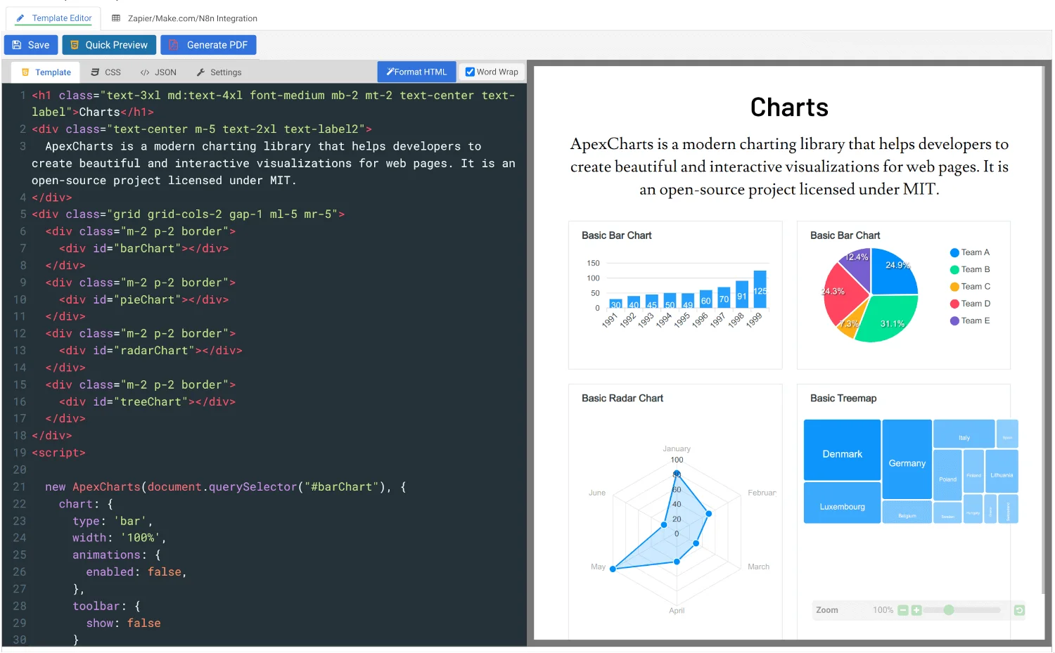 APITemplate.io HTML to PDF conversion example
